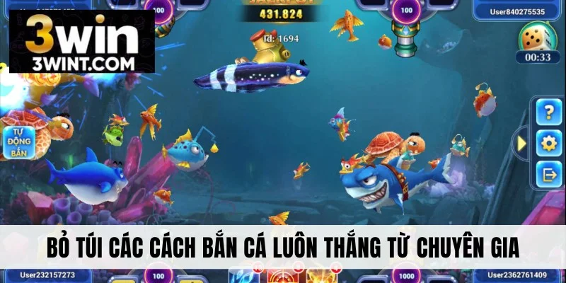 Bỏ túi các cách bắn cá luôn thắng từ chuyên gia